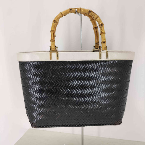 ケイトスペードニューヨーク kate spade NEW YORK バンブーハンドル付き カゴバッグ レディース