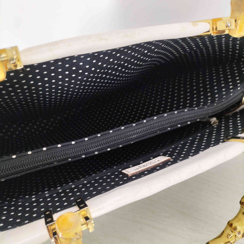 ケイトスペードニューヨーク kate spade NEW YORK バンブーハンドル付き カゴバッグ レディース