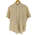 シアーズ Sears 70s PERMA-PREST ポリコットン ストライプ バンドカラー 半袖シャツ メンズ 15 1/2
