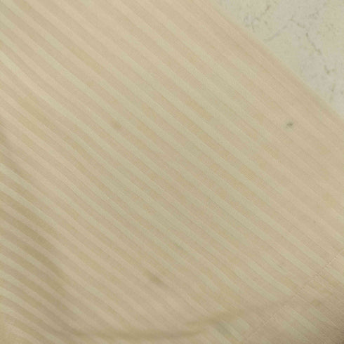 シアーズ Sears 70s PERMA-PREST ポリコットン ストライプ バンドカラー 半袖シャツ メンズ 15 1/2