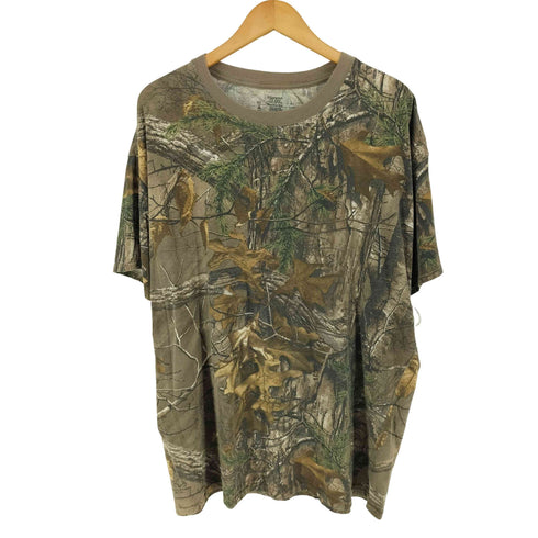 ヘインズ Hanes リアルツリー クルーネック 半袖Tシャツ メンズ XL