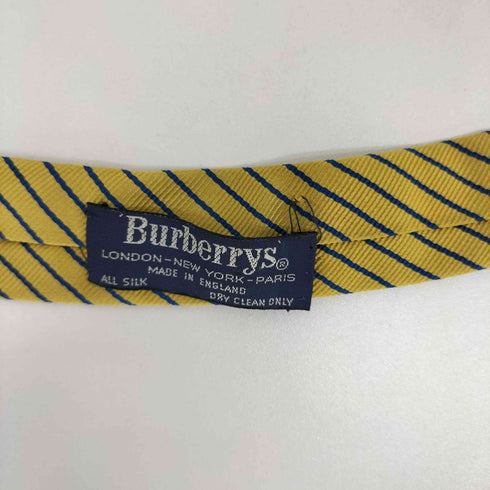 バーバリーズ BURBERRYS 英国製 ストライプ シルク ネクタイ メンズ