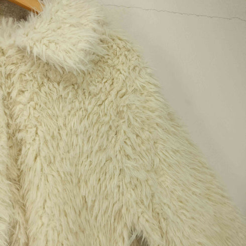 callautia カラウティア シャギー フェイクファー ジャケット レディース L