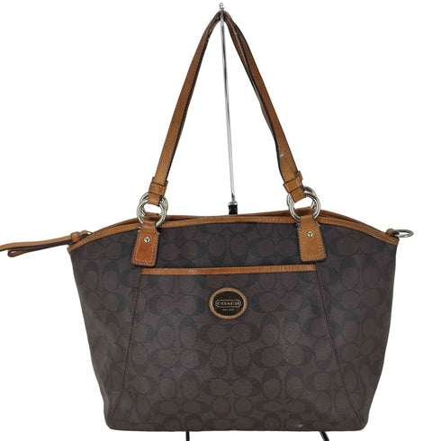 コーチ COACH シグネチャー レザー ショルダーバッグ レディース