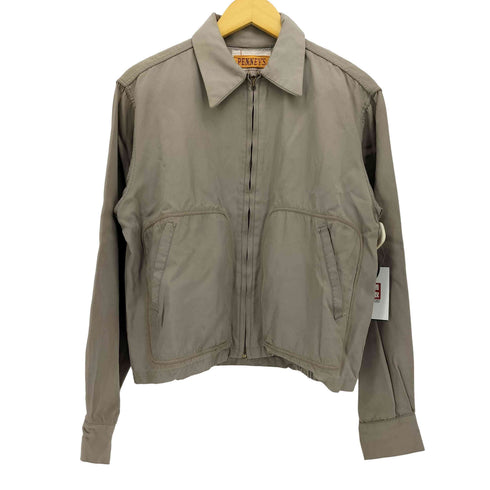 ペニーズ PENNEYS 50S CROWNZIP MADE IN USA 刻印 レーヨン ギャバジン ジャケット ギャバジャン メンズ