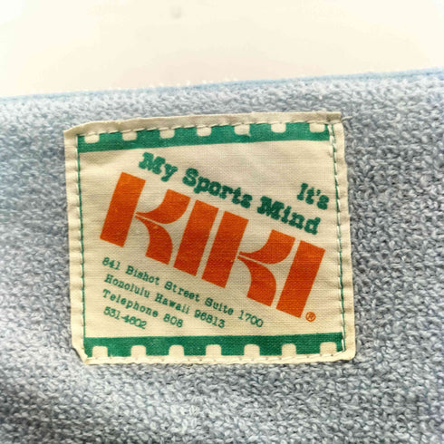 My Sports Mind KIKI 80S フロントロゴプリント パイル地 プルオーバー ノースリーブ カットソー メンズ