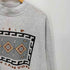 GEAR FOR SPORT 90s USA製 ネイティブ柄 SNOW CANYON プリント 霜降り モックネック 長袖 Tシャツ メンズ import:L