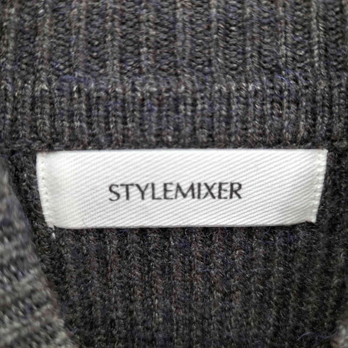 スタイルミキサー STYLEMIXER ラウンドスリットロングニット レディース FREE