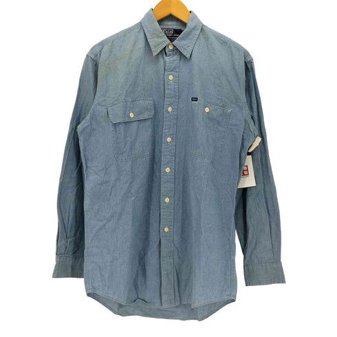 ポロバイラルフローレン Polo by RALPH LAUREN DUNGAREE WORKSHIRT コットン ダンガリー ワークシャツ メンズ import:S