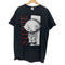 FRUITS OF THE LOOM ボディ 2枚タグ アニメ キャラクター ラメ プリント Tシャツ メンズ import:L