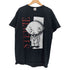 FRUITS OF THE LOOM ボディ 2枚タグ アニメ キャラクター ラメ プリント Tシャツ メンズ import:L