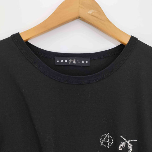 ロアーローガンス roar roarguns スワロフスキー スマイル Tシャツ メンズ JPN:4