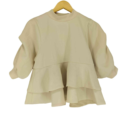 URNEA アーネア Linea Puff Tops パフスリーブ ハイネック ブラウス sweet レディース F