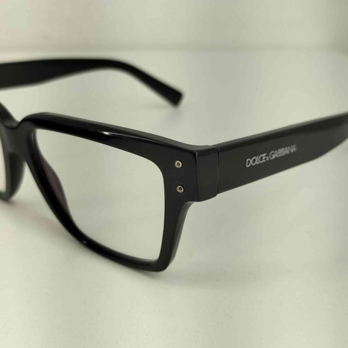 ドルチェアンドガッバーナ DOLCE&GABBANA Square Full-Rim Acetate Glasses メンズ 55□16