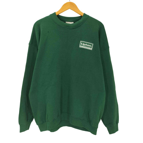 VCC VANTAGE 90S USA製 企業 ロゴ 刺繍 スウェット メンズ import:XL