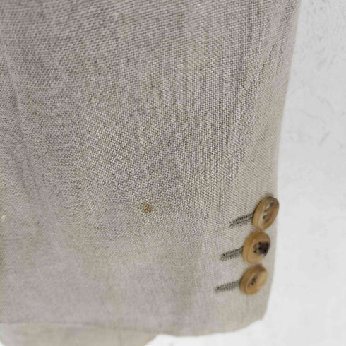 コムデギャルソンオムプリュス COMME des GARCONS HOMME PLUS 90s AD1995 WORK期 背抜き リネン 3B テーラードジャケット メンズ S