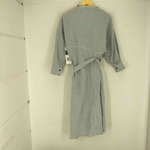 レイチェルコーミー RACHEL COMEY ストライプ シアサッカー アシンメトリー シャツワンピース レディース JPN:2