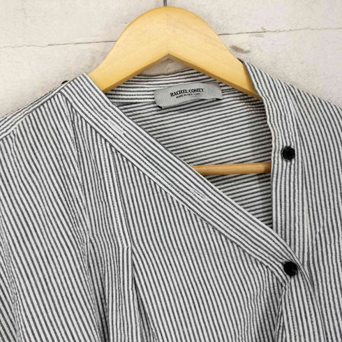 レイチェルコーミー RACHEL COMEY ストライプ シアサッカー アシンメトリー シャツワンピース レディース JPN:2