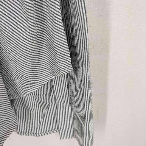 レイチェルコーミー RACHEL COMEY ストライプ シアサッカー アシンメトリー シャツワンピース レディース JPN:2