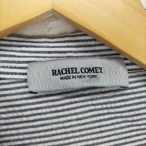レイチェルコーミー RACHEL COMEY ストライプ シアサッカー アシンメトリー シャツワンピース レディース JPN:2