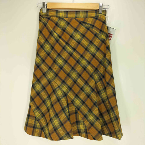 ヴィヴィアンウエストウッドレッドレーベル Vivienne Westwood RED LABEL 90~00S オリゾンティ ウール タータンチェック ラブジャケット テーラードジャケット 変形スカート セットアップ レディース 2