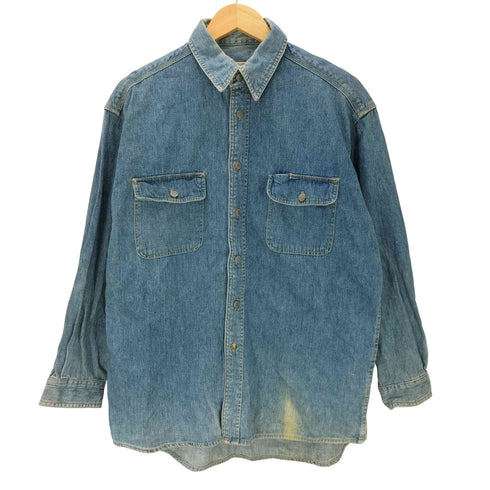 GREEN AIR 90s デニム 長袖 シャツ メンズ
