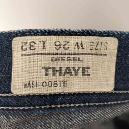 ディーゼルインダストリー Diesel Industry THAYE ダメージ 加工 スリム ボタンフライ デニム パンツ Y2K メンズ W26 L32