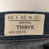 ディーゼルインダストリー Diesel Industry THAYE ダメージ 加工 スリム ボタンフライ デニム パンツ Y2K メンズ W26 L32