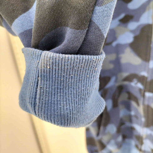 アベイシングエイプ A BATHING APE COLOR CAMO SHARK WIDE FIT ZIP DOUBLE HOODIE メンズ JPN:M