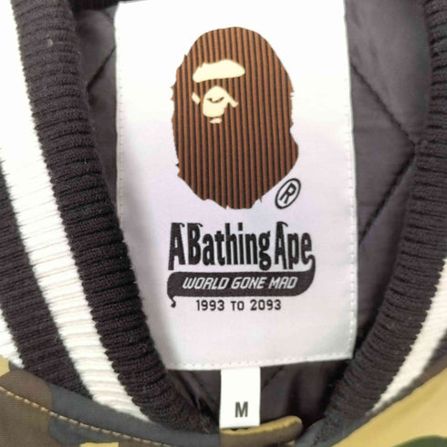 アベイシングエイプ A BATHING APE 1st camo yellow a bathing ape head varsity jacket ファーストカモ バーシティジャケット メンズ JPN:M