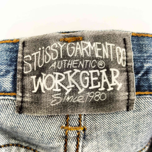 ステューシー Stussy WORKGEAR ボタンフライ デニムジャケット メンズ US:30-31