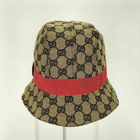 グッチ GUCCI GGキャンバス バケットハット メンズ L