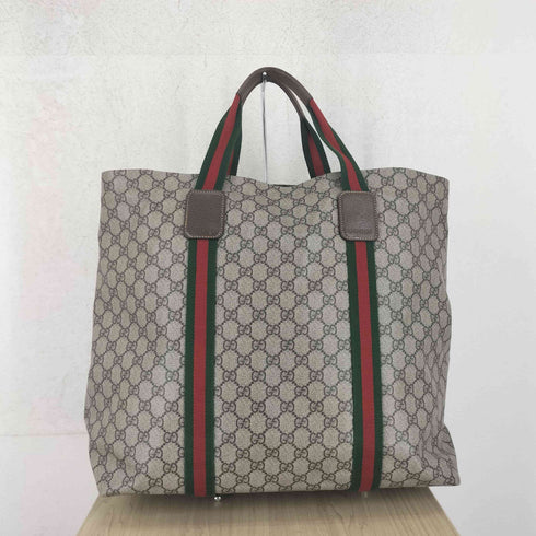 グッチ GUCCI GGスプリーム シェリーライン テンダー トートバッグ GGsupreme sherryline tender totebag レディース