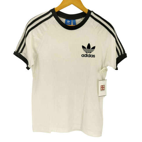 アディダスオリジナルス adidas Originals CLFN Tee スリーストライプ ラグラン リンガー レディース JPN:M