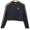 アディダスオリジナルス adidas Originals トレフォイルロゴ 3ストライプ クロップド スウェット レディース import:XS