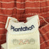 プランテーション Plantation 90s 製品染め ボーダー コットン イージーパンツ レディース M