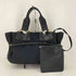 グッチ GUCCI レザーストラップ キャンバス ハンドバッグ leather strap canvas hand bag レディース
