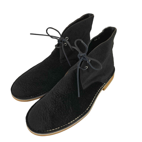 トリココムデギャルソン tricot COMME des GARCONS ファー レースアップ チャッカブーツ レディース 25