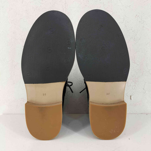 トリココムデギャルソン tricot COMME des GARCONS ファー レースアップ チャッカブーツ レディース 25