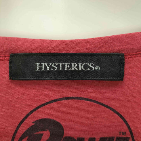 ヒステリックス HYSTERICS アーティスト コラボ 両面 プリント アシンメトリー 長袖 Tシャツ L/S カットソー レディース FREE