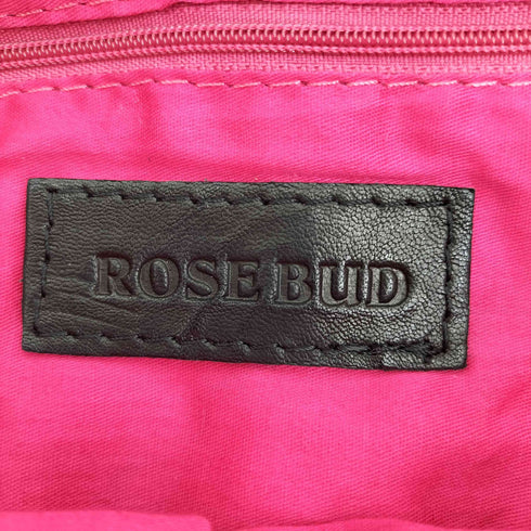 ローズバッド ROSE BUD Y2K レザー パッチワーク センタージップ フラップ ショルダーバッグ レディース