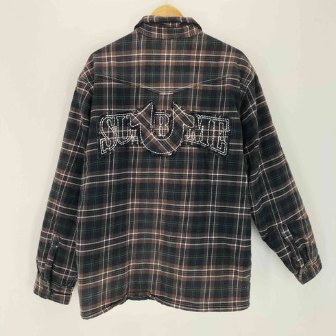 シュプリーム Supreme 25AW Quilted Lined Plaid Flannel Shirt キルティング ラインド チェック フランネル シャツ メンズ import:L