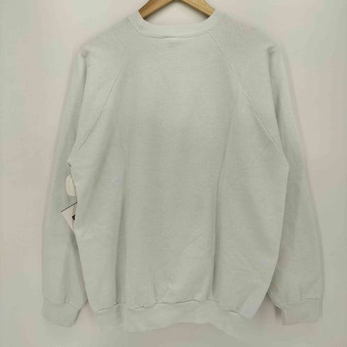 ベルトン BELTON 90S USA製 フロント プリント クルーネック ラグラン スウェット メンズ import:XL