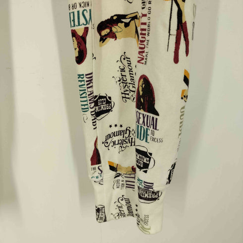 ヒステリックグラマー HYSTERIC GLAMOUR 総柄 ヒスガール スウェット パンツ レディース