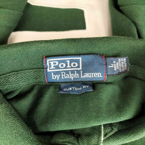 ポロバイラルフローレン Polo by RALPH LAUREN 90s- CUSTOM FIT ビッグポニー 刺繍 MILAN 5 ポロシャツ メンズ L