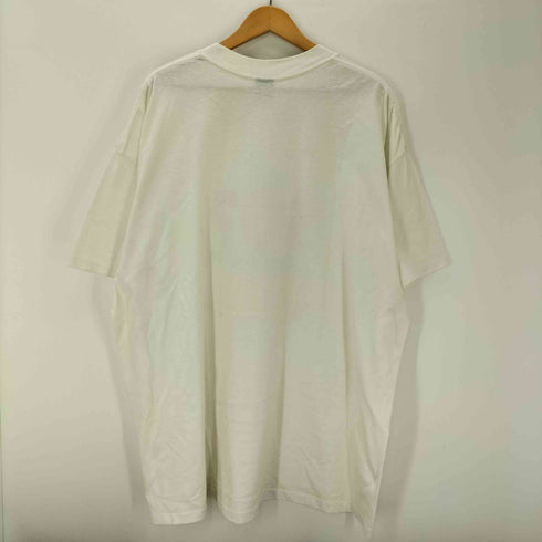 90S PLATINUM PLUS ボディ USA製 メッセージ プリント Tシャツ 裾袖シングル メンズ 4XL