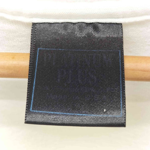 90S PLATINUM PLUS ボディ USA製 メッセージ プリント Tシャツ 裾袖シングル メンズ 4XL