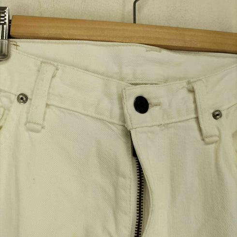 ポロラルフローレン POLO RALPH LAUREN 15941 ホワイト ジップフライ ストレート デニム パンツ メンズ 35/32