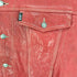 G11 BASIC JEANS レザー ロゴボタン トラッカージャケット メンズ US:40