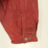 G11 BASIC JEANS レザー ロゴボタン トラッカージャケット メンズ US:40